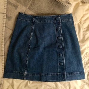Madewell Denim Skirt Size 0